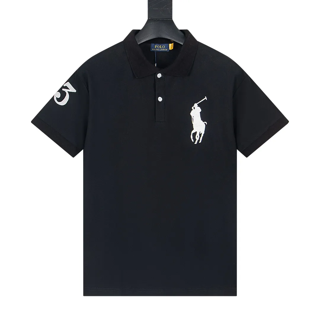 P150 Model No. Y779 Ralph Lauren/Ralph Lauren Basic pony embroidered logo short sleeves Three needles and five threads Men's and women's piqué cotton fabric Easier to wear, more comfortable and less bulky than ordinary fabrics Customized thread weaving and dyeing Classic pony embroidery Logo Cross stitching details on the neckline Three needles and five threads all over The whole body is made of three needles and five threads Complete accessories make it a trendy style Easy to control and match at will Full of design, a simple must-have! Color: Black White Navy Gray Size: S-XL